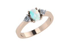 Золотое кольцо с опалом