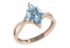 Золотое кольцо с топазом