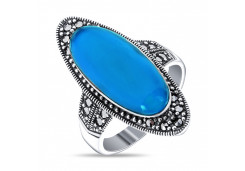 Серебряное кольцо с бирюзой