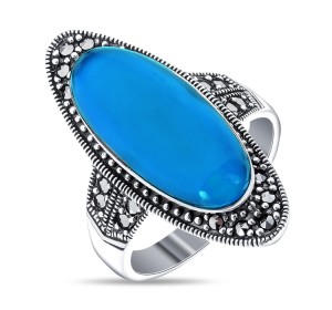 Серебряное кольцо с бирюзой