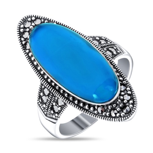 Серебряное кольцо с бирюзой