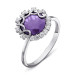 Серебряное кольцо с аметистом