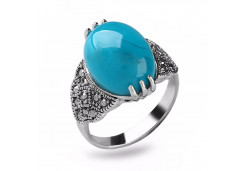Серебряное кольцо с бирюзой