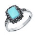 Серебряное кольцо с бирюзой