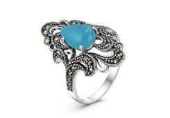 Серебряное кольцо с бирюзой