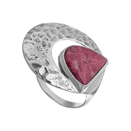 Серебряное кольцо с тулитом