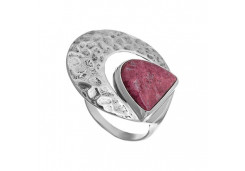 Серебряное кольцо с тулитом
