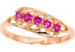 Золотое кольцо с рубином
