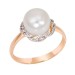 Золотое кольцо с жемчугом