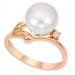 Золотое кольцо с жемчугом