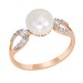 Золотое кольцо с жемчугом