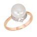 Золотое кольцо с жемчугом