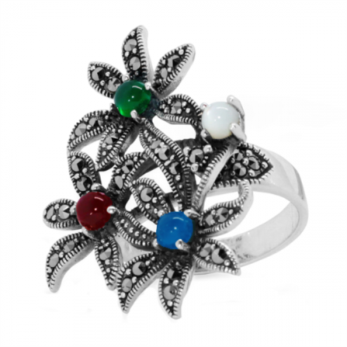 Серебряное кольцо с сердоликом