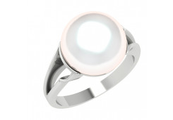 Серебряное кольцо с жемчугом