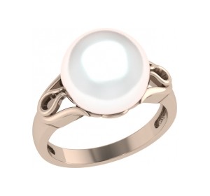 Золотое кольцо с жемчугом