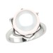 Серебряное кольцо с жемчугом