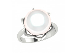 Серебряное кольцо с жемчугом