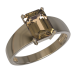 Золотое кольцо с кварцем