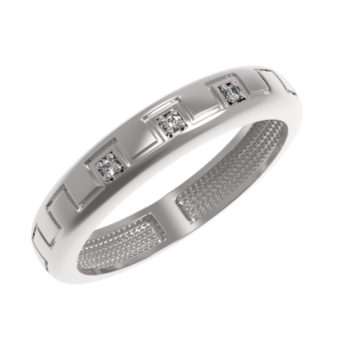 Серебряное кольцо с фианитом