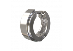 Серебряная серьга классическая