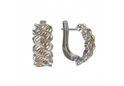 Серебряные cерьги классические