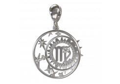 Серебряная подвеска с фианитом