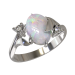 Серебряное кольцо с опалом