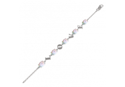 Серебряный браслет с опалом