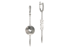 Серебряные cерьги висячие