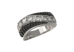 Серебряное кольцо со шпинелью