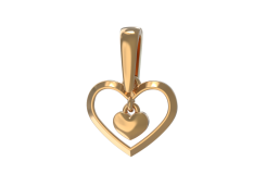 Золотая подвеска 