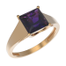 Золотое кольцо с аметистом