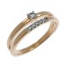 Золотое кольцо с бриллиантом