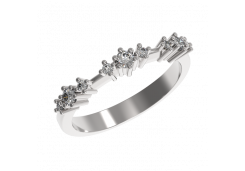 Серебряное кольцо с фианитом