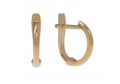 Золотые cерьги классические