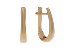 Золотые cерьги классические