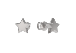 Серебряные cерьги пусеты (гвоздики)