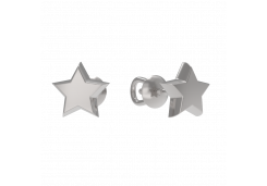 Серебряные cерьги пусеты (гвоздики)