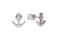 Серебряные cерьги пусеты (гвоздики)