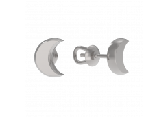 Серебряные cерьги пусеты (гвоздики)