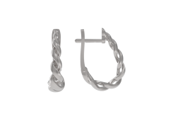 Серебряные cерьги классические