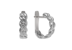 Серебряные cерьги классические