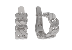 Серебряные cерьги классические