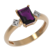 Золотое кольцо с аметистом