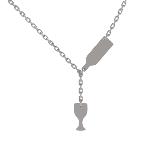 Серебряное колье 