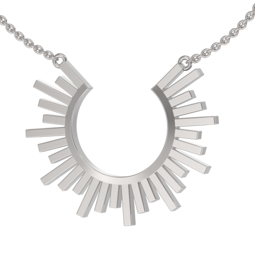 Серебряное колье 