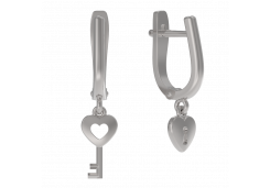 Серебряные cерьги висячие