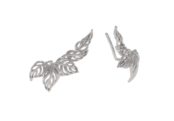 Серебряные cерьги классические