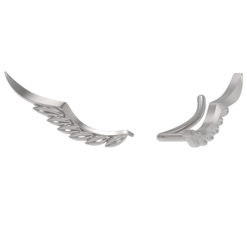 Серебряные cерьги классические