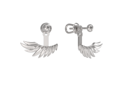 Серебряные cерьги пусеты (гвоздики)